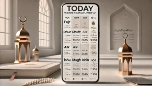 Prayer Times in Karachi
