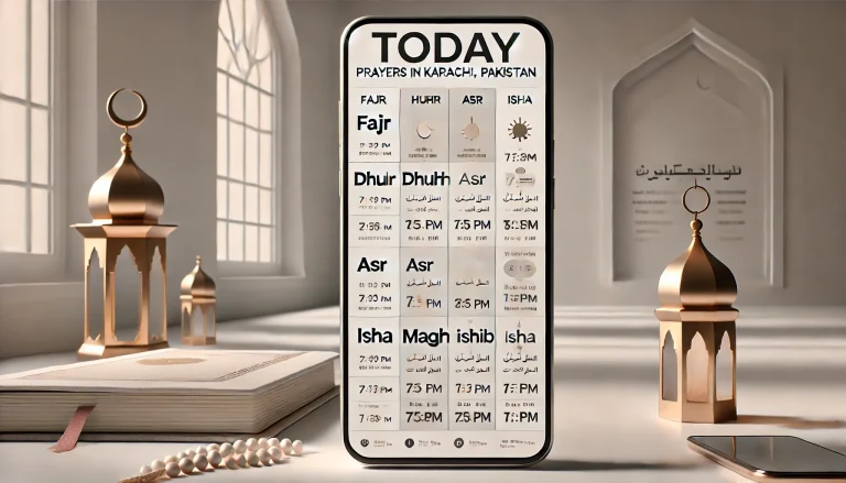 Prayer Times in Karachi